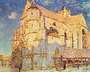 Alfred Sisley Kirche von Moret oil painting artist